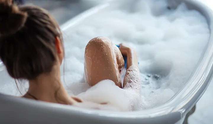 Entspannungsbäder bei Muskelkrämpfen